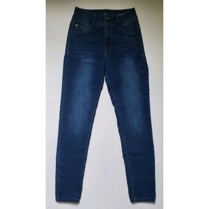 Curve Appeal Curve Creator High Rise Skinny Jeans Womens Size 4/27 Dark Wash